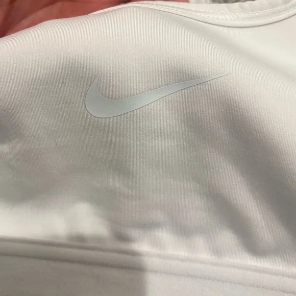 Nike Dri-FIT White Sports Bra - Picture 4 of 6